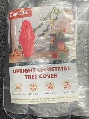 Red Upright Christmas Tree Cover